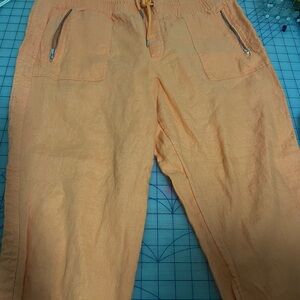 Athleta Women’s Coral Linen cropped pants